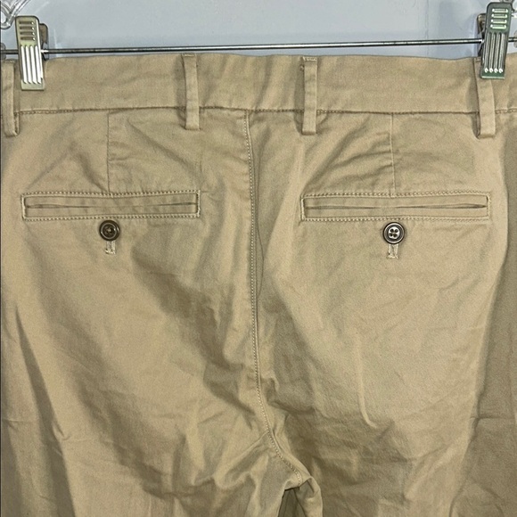 Tan Chino Pants with Classic Straight-Leg Silhouette - Picture 6 of 8